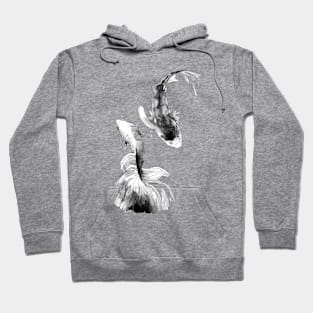 In-Yan Fish Hoodie